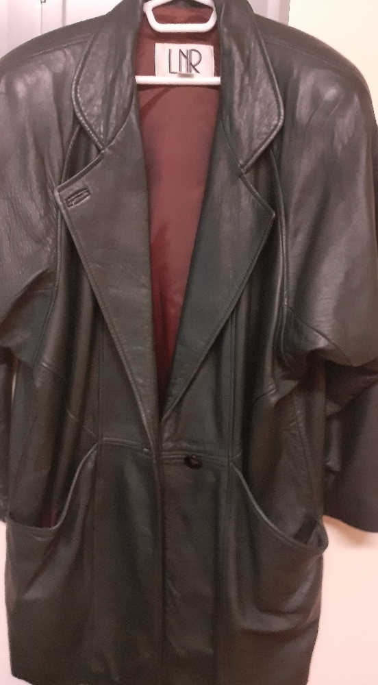 Vintage leather Coat